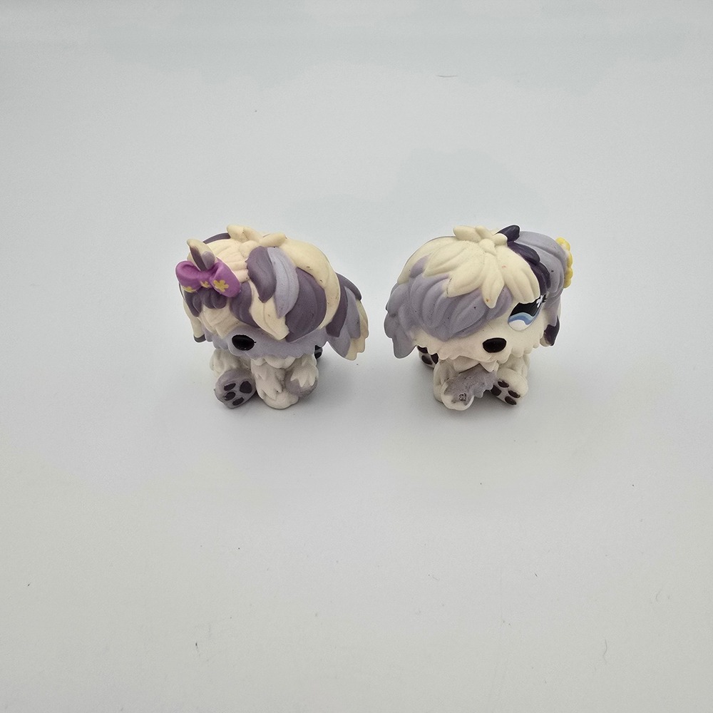 Littlest Pet Shop (LPS) Cuddliest Pet Pairs set #465 #466 Sheepdog Hasbro 2007 - Picture 6 of 7